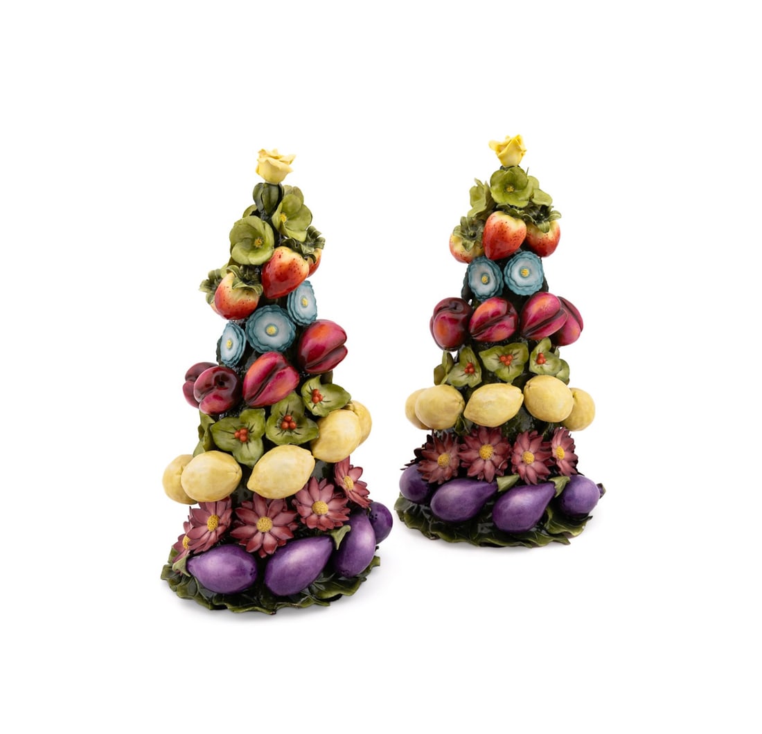 KATHERINE HOUSTON, TWO FRUIT TOPIARY CENTERPIECES (1 of 7)