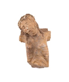PLASTER 'FRAGMENT' OF THE CRUCIFIED CHRIST