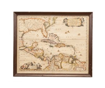 NICOLAS VISSCHER INSULAE AMERICANAE IN OCEANO