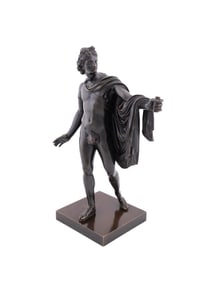 AFTER THE ANTIQUE, 'BELVEDERE APOLLO', BRONZE