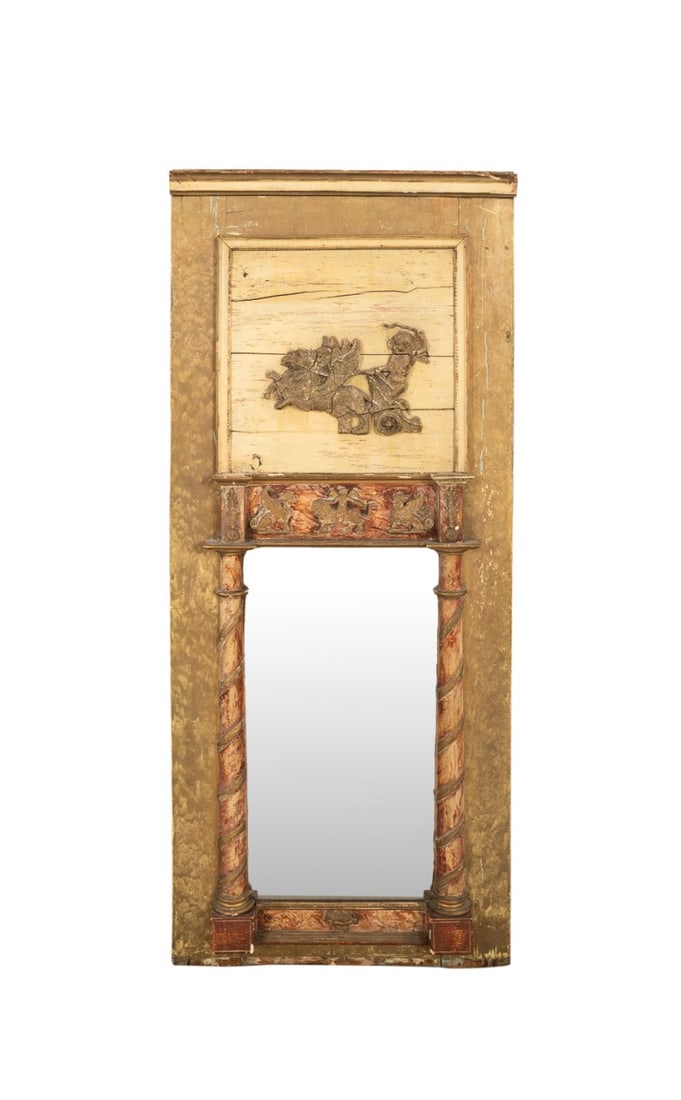 19TH C. ITALIAN NEOCLASSICAL PIER MIRROR (1 of 4)