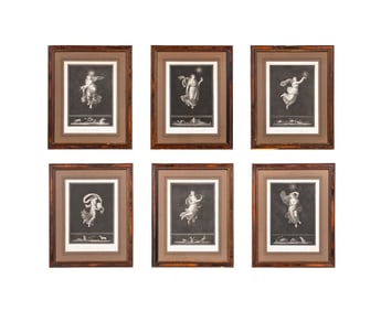 AFTER RAPHAEL, 'HOURS OF DAY & NIGHT', 6 ETCHINGS