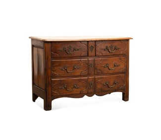 REGENCE PROVINCIAL 4-DRAWER COMMODE, C. 1760