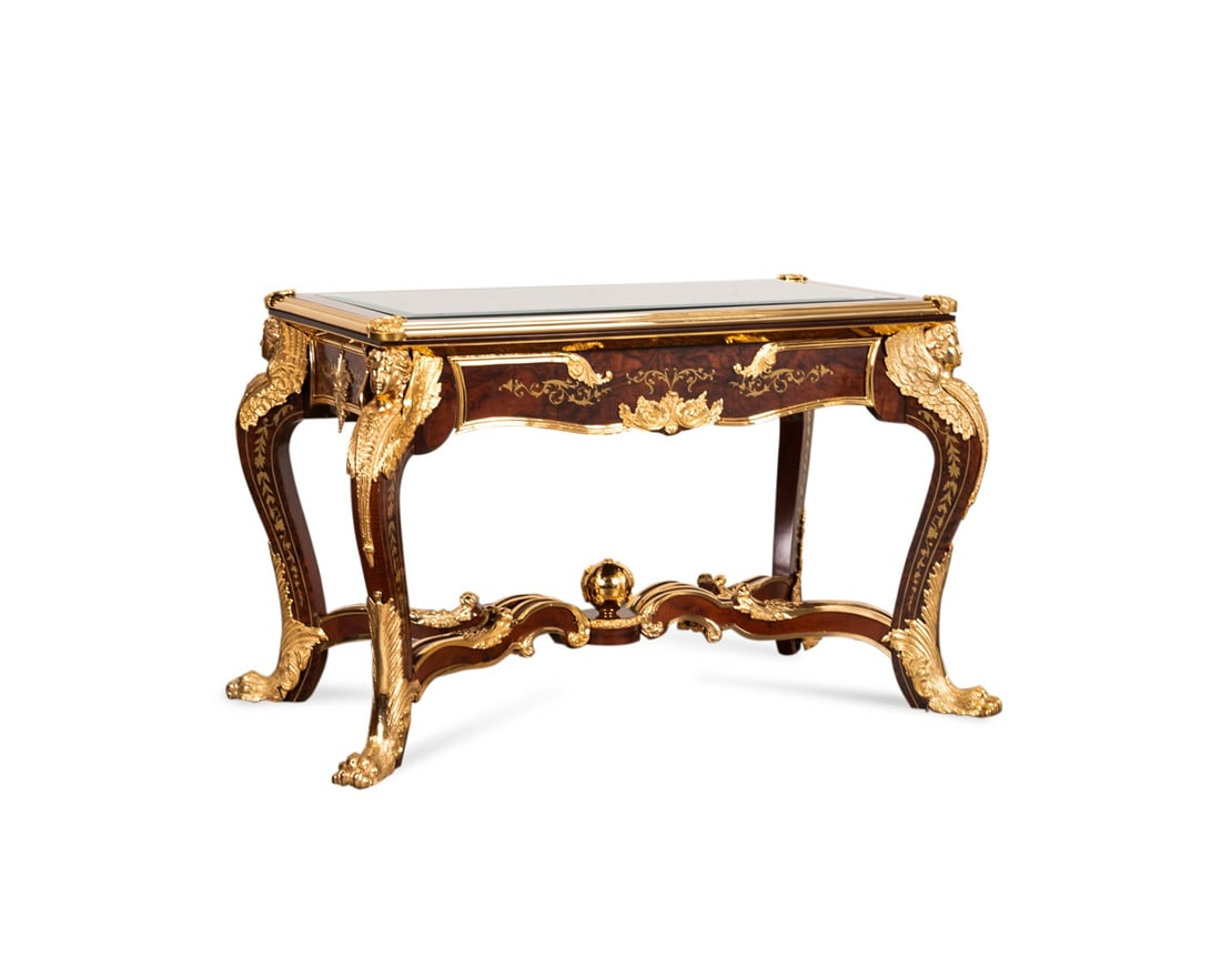 FRENCH REGENCE STYLE VITRINE OR CURIO TABLE (1 of 7)