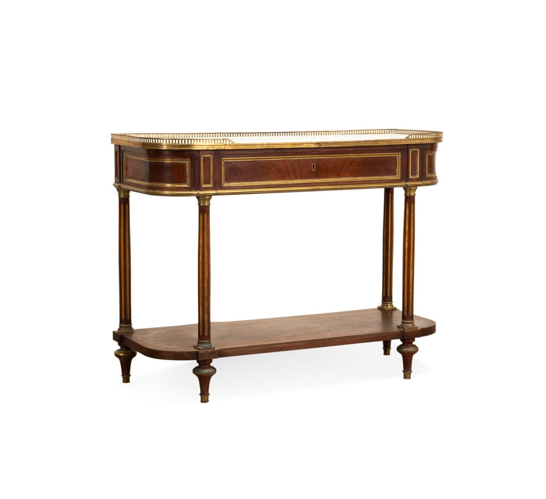 LOUIS XVI STYLE CONSOLE DESSERTE, SIGNED BONTEMPO (1 of 7)