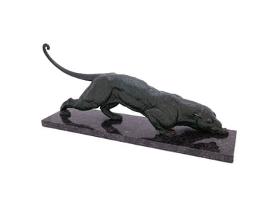 'PANTHER', BRONZE, AFTER DEMETRE CHIPARUS