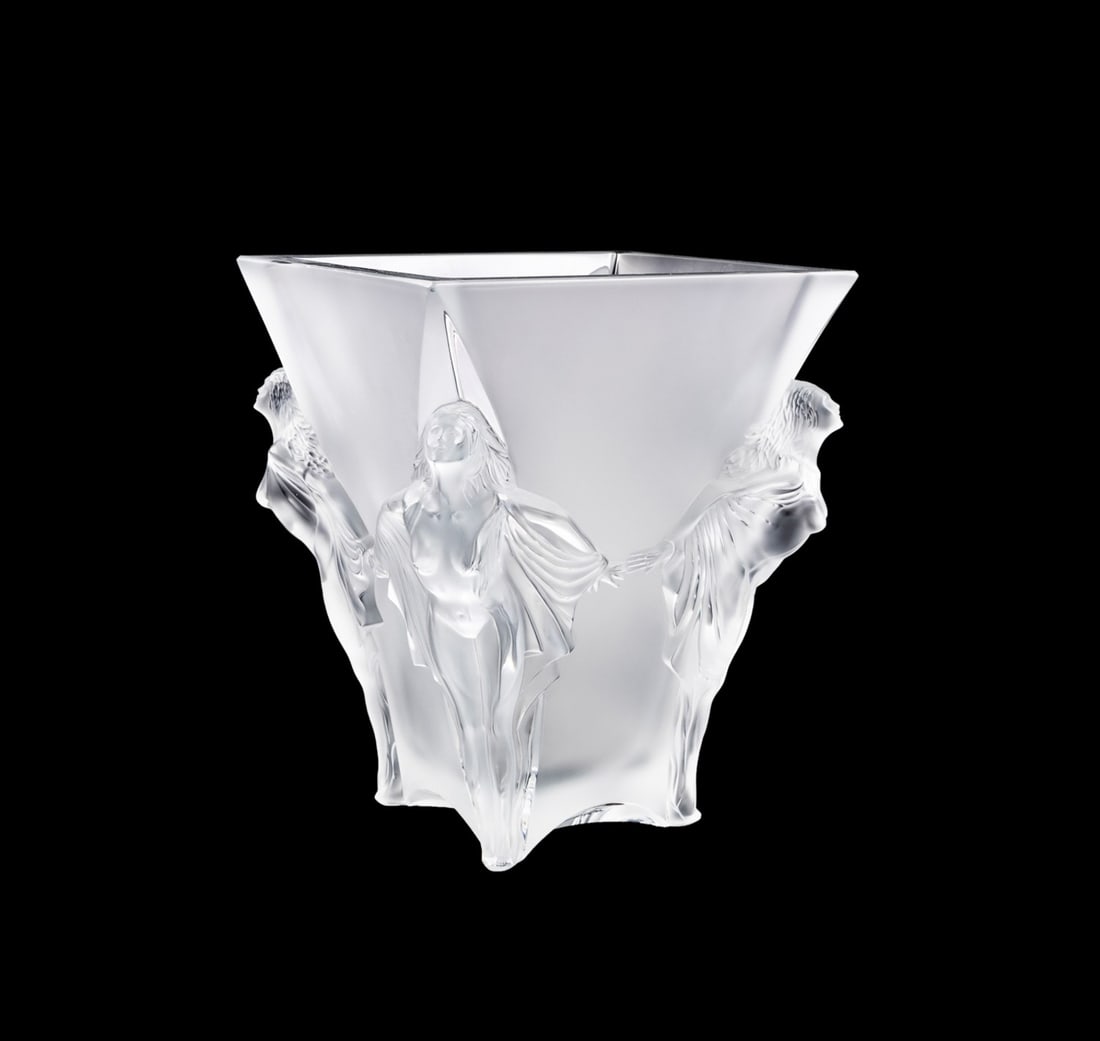 LALIQUE 'SPATIAL' LIMITED EDITION CRYSTAL VASE (1 of 9)