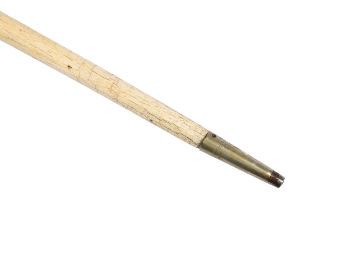 19TH C. GERMAN NAUTICAL BONE CANE - 8