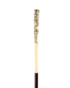 19TH C. JAPANESE MEIJI SHIBAYAMA WALKING CANE