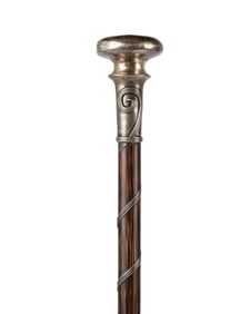 19TH C. ART NOUVEAU STILETTO WALKING CANE