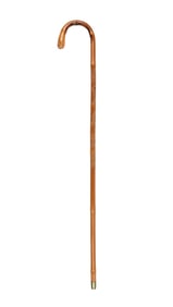 JAPANESE MEIJI SKELETON WALKING CANE, C. 1880