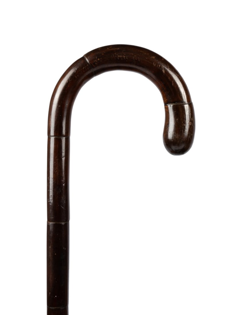 19TH C. ENGLISH CABLE WHIP WEAPON CANE (1 of 5)