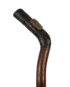 CIVIL WAR HICKORY BRANCH WALKING CANE