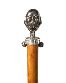 19TH C. ENGLISH GRANDMOTHER'S WALKING CANE