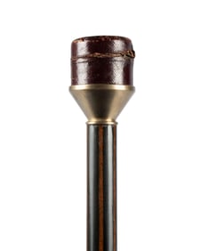 19TH C. ENGLISH SNUFF CONTAINER WALKING CANE