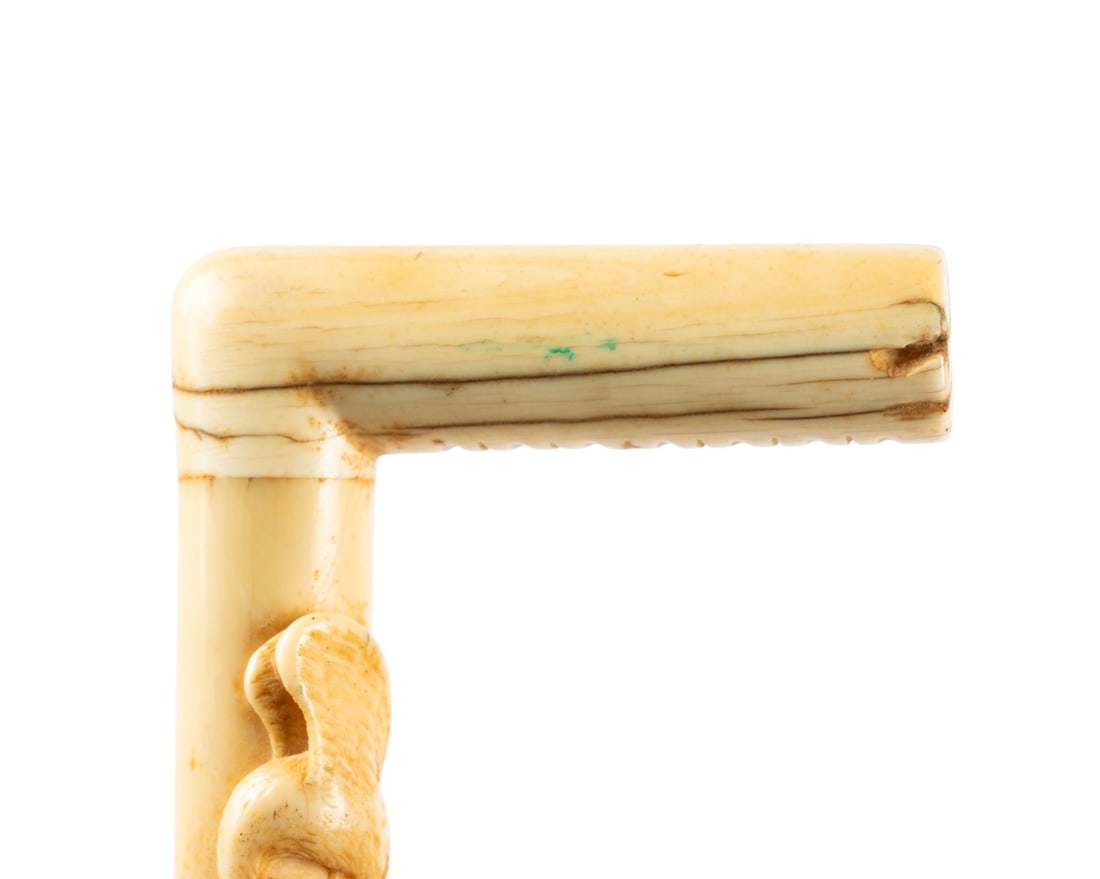 19TH C. AMERICAN EAGLE HANDLED PRESENTATION CANE - 5