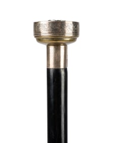 19TH C. ENGLISH MANICURE SET GADGET CANE