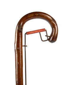 FRENCH MECHANICAL FRUIT PICKER GADGET CANE