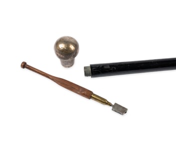 ENGLISH BURGLAR'S GADGET CANE, C. 1920