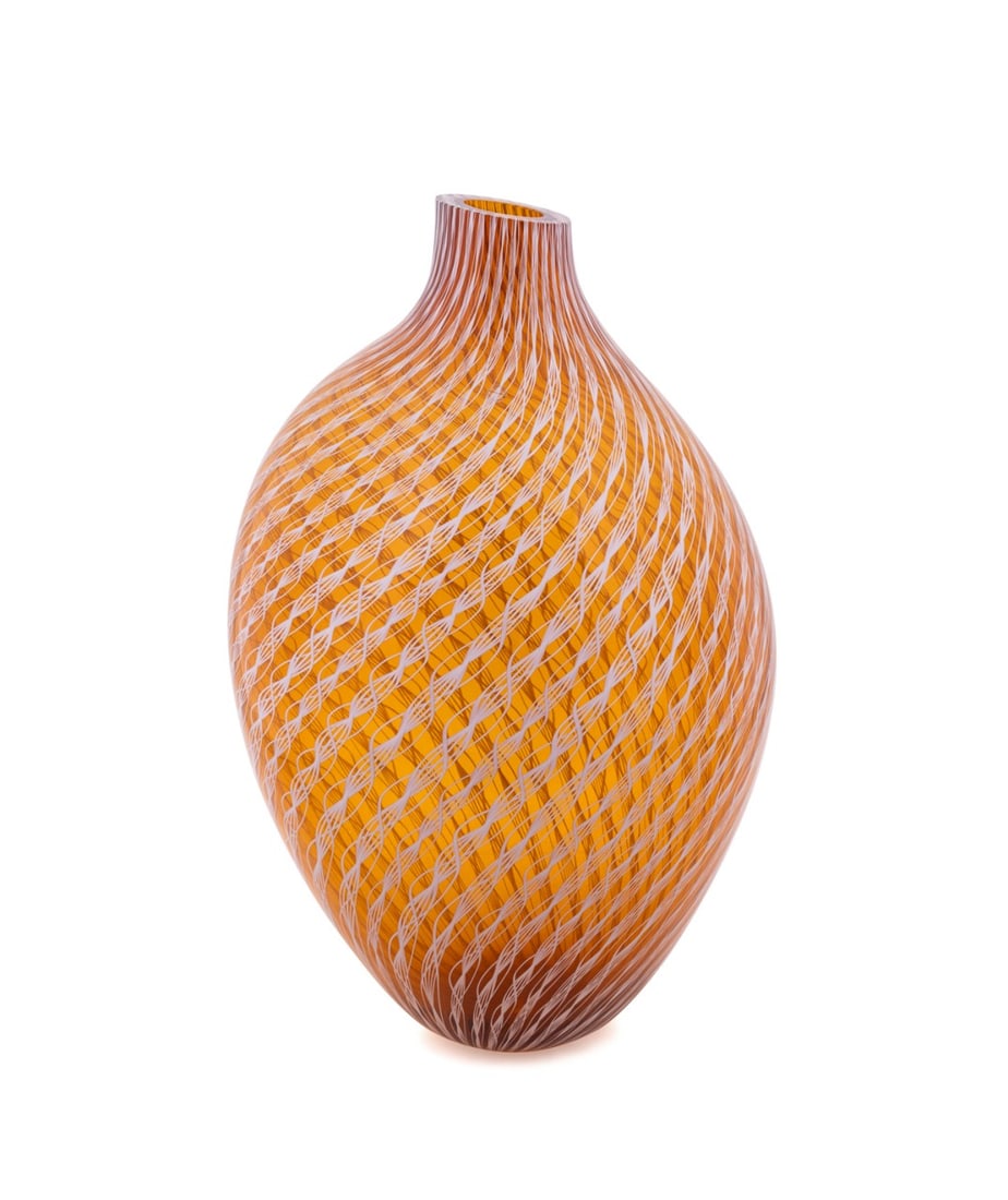 STUDIO DILLON FOR SALVIATI, MURANO 'RIPPLE' VASE (1 of 9)
