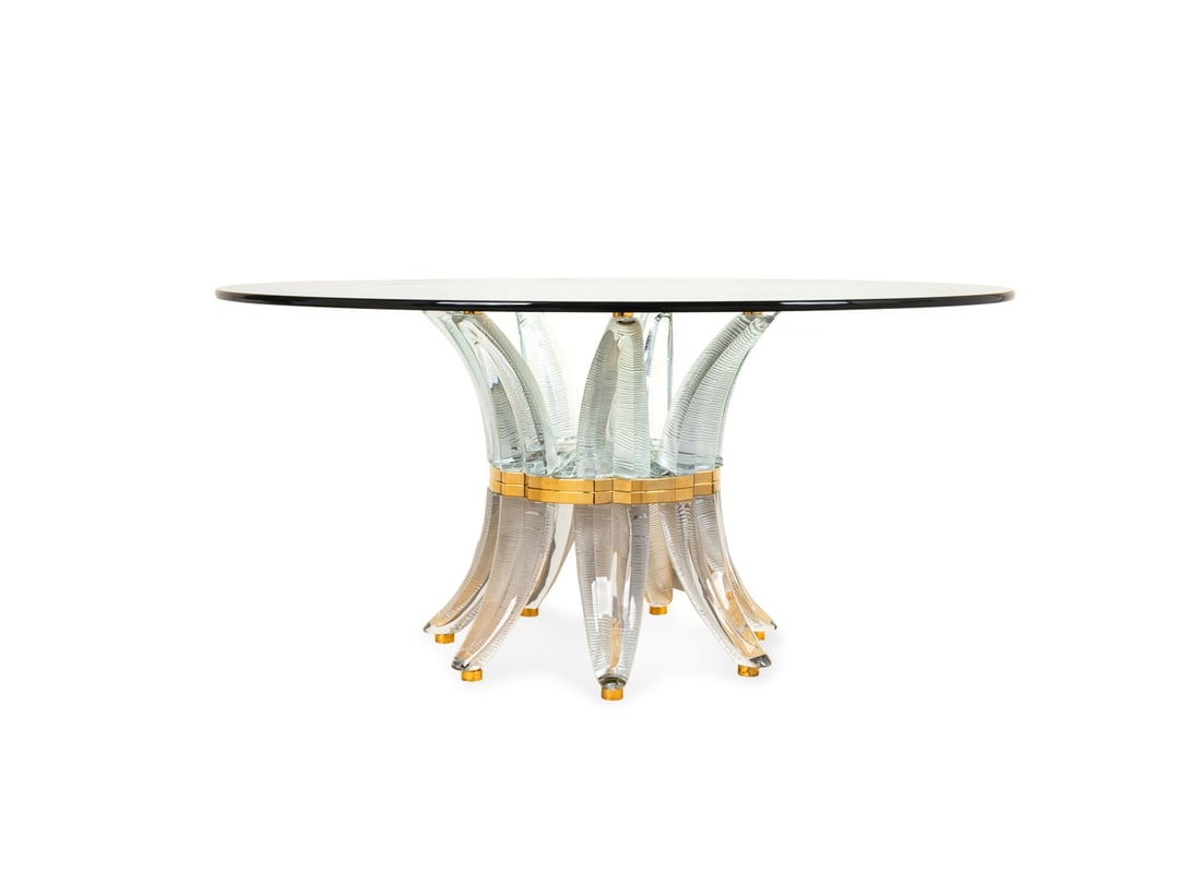 Baccarat Crystal Tiered Dining Table (1 of 11)