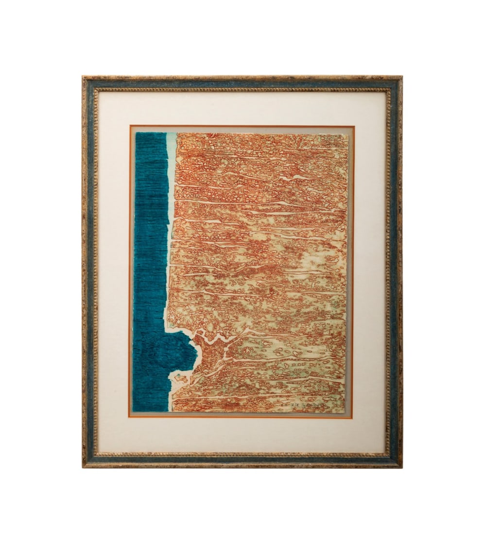 YANNICK BALLIF, ABSTRACT COMPOSITION 1965, ETCHING (1 of 5)