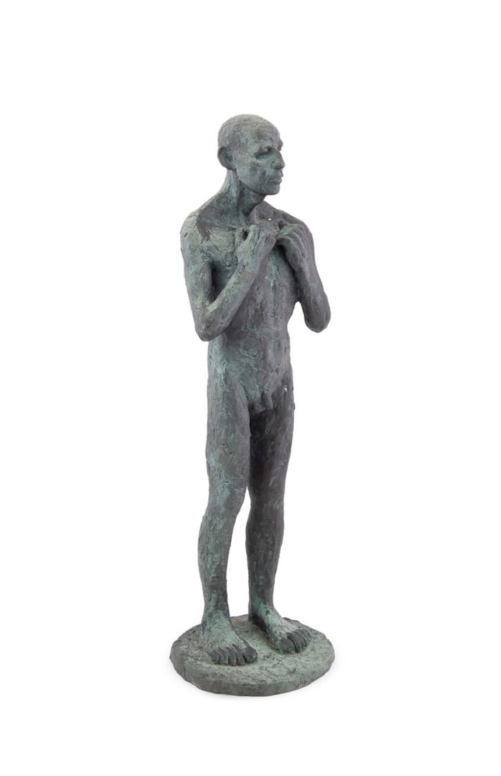 CONTINENTAL SC., BRONZE SCULPTURE OF A MAN, 1970 (1 of 6)