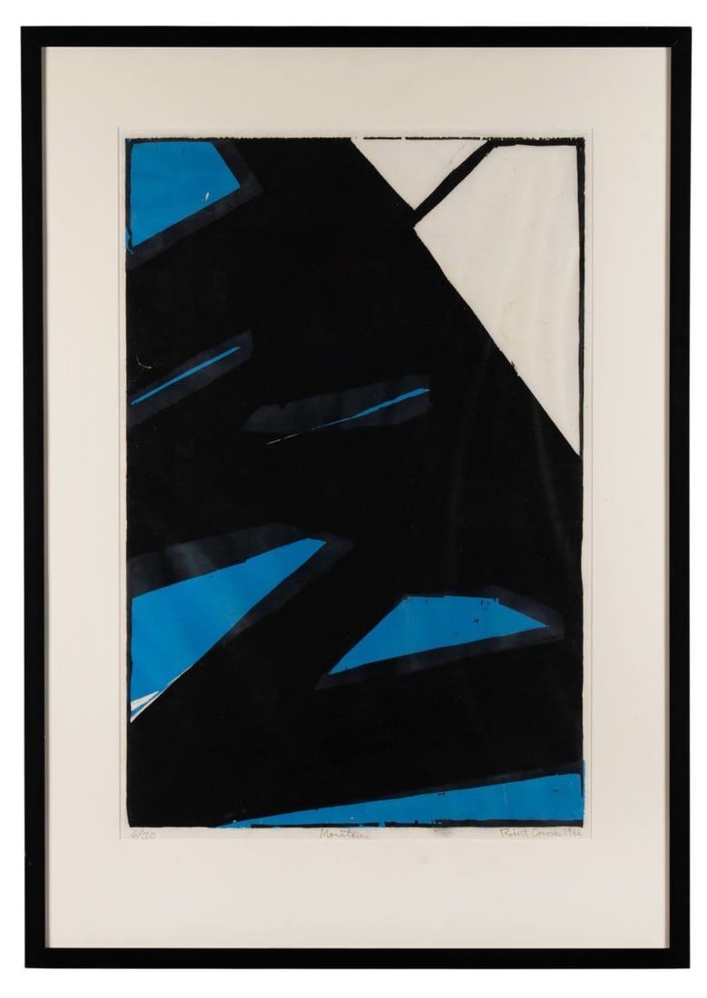 ROBERT CONOVER, 'MOUNTAIN', 1966, WOODCUT (1 of 10)
