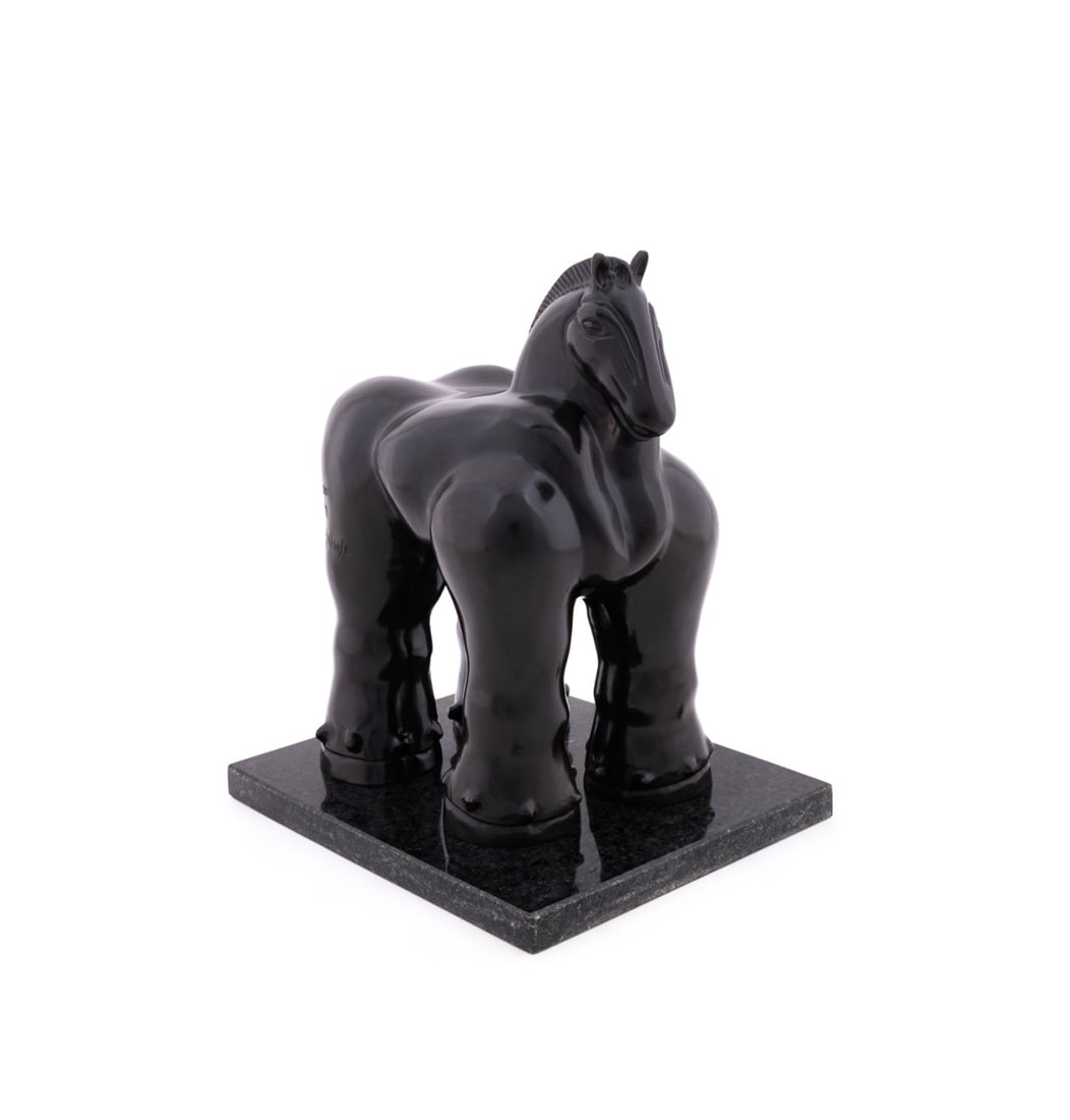 'TROJAN HORSE' 1992, BRONZE, AFTER FERNANDO BOTERO (1 of 7)