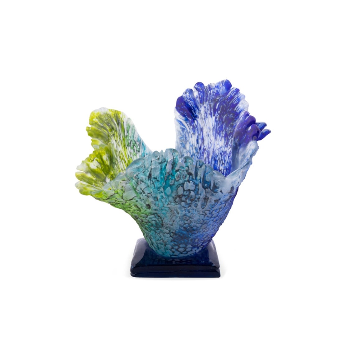 AMANDA BRISBANE, STUDIO SAND CAST GLASS VASE (1 of 7)