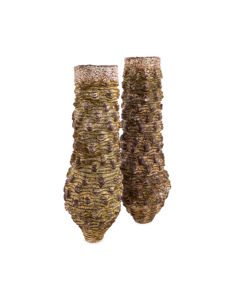 SIMONE FRASER, PAIR OF STUDIO POTTERY VESSELS (1 of 5)