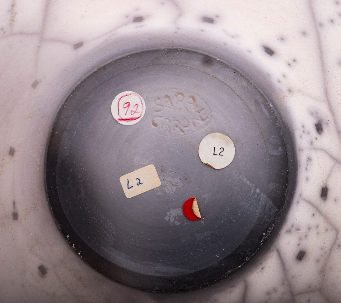 SARA CARONE, FIVE STUDIO POTTERY VESSELS - 13