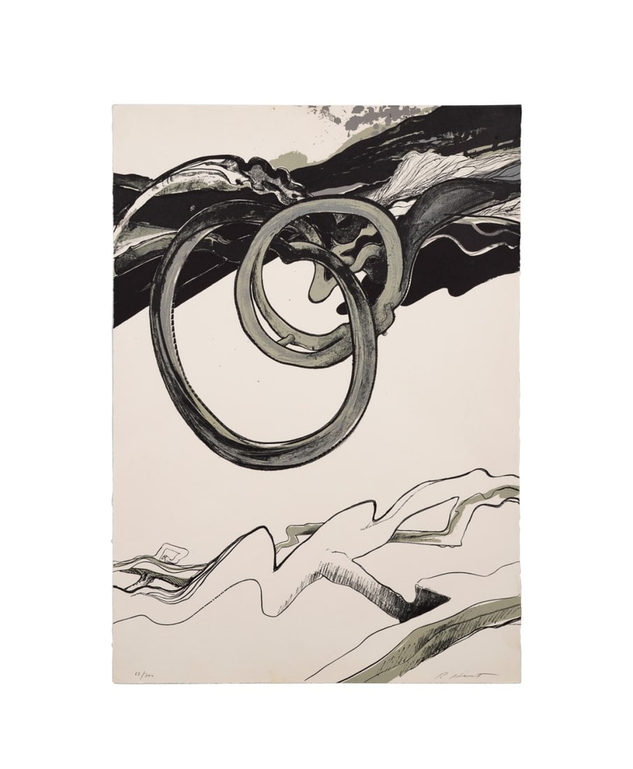 RICHARD HUNT, 'RAVINIA' 1971 LITHOGRAPH, 60/200 (1 of 8)