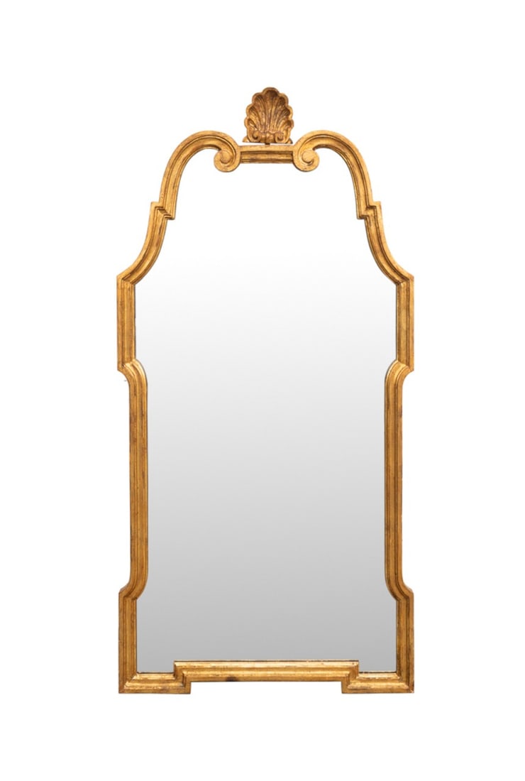 HOLLYWOOD REGENCY GILTWOOD MIRROR (1 of 3)