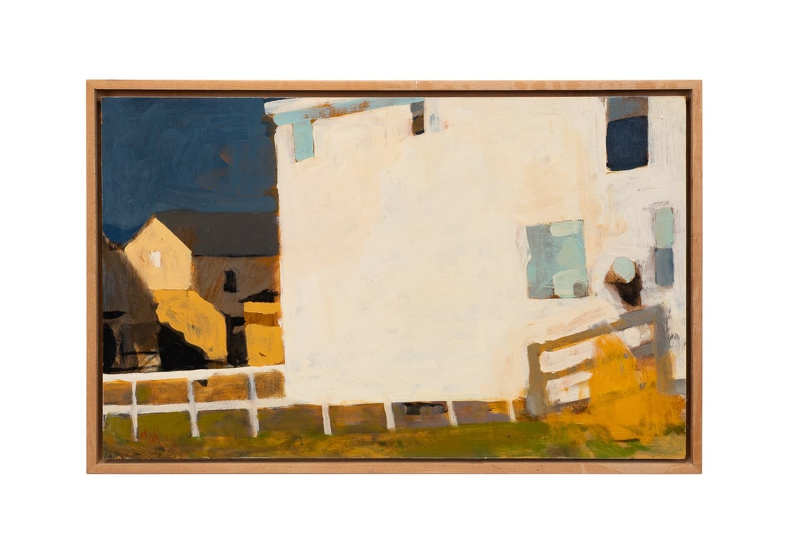 MARK DANIEL NELSON 'ARCADIA #9' OIL ON BOARD (1 of 7)