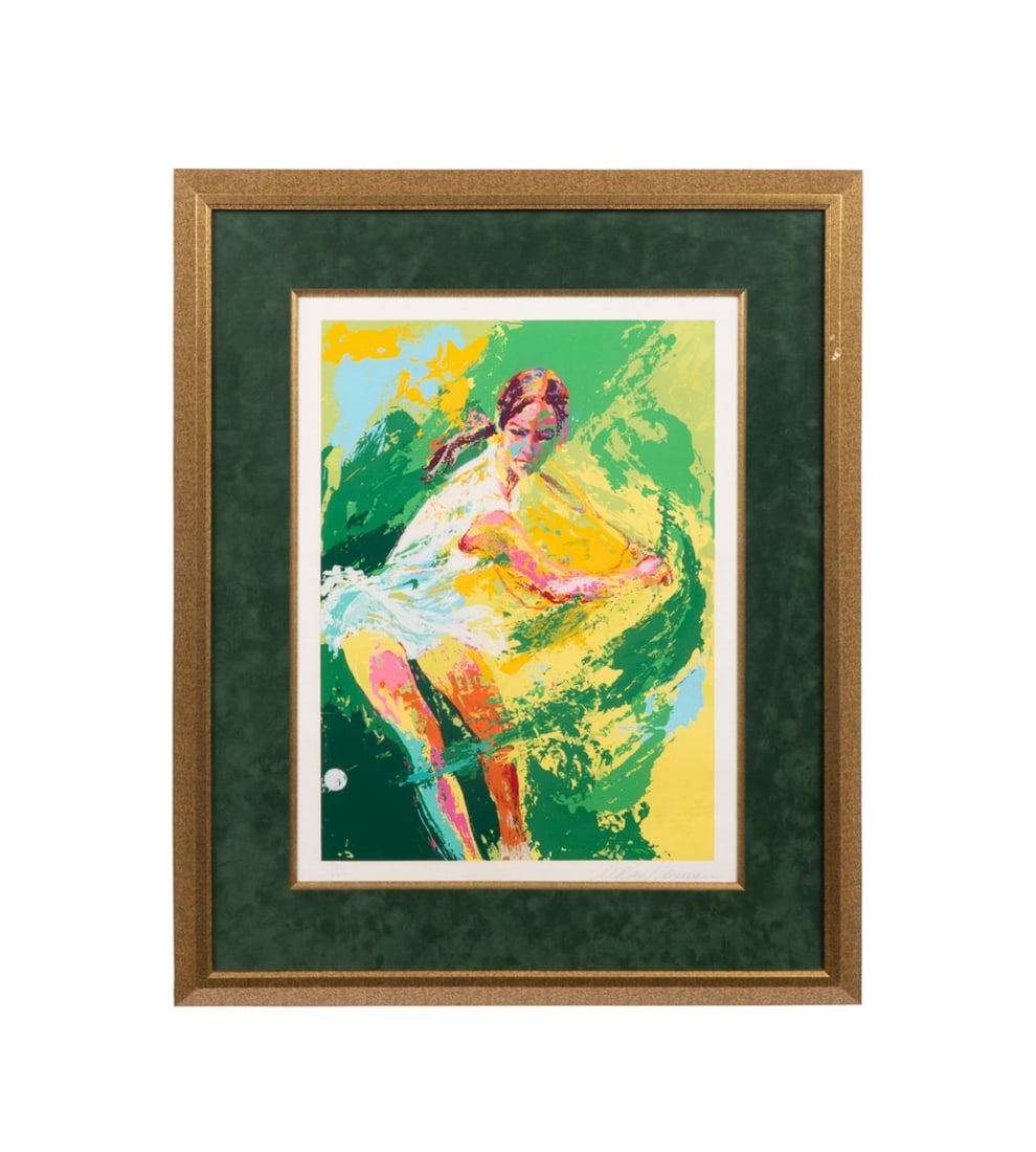 LEROY NEIMAN 'BACK-HAND (CHRIS EVERT)' SCREENPRINT (1 of 6)