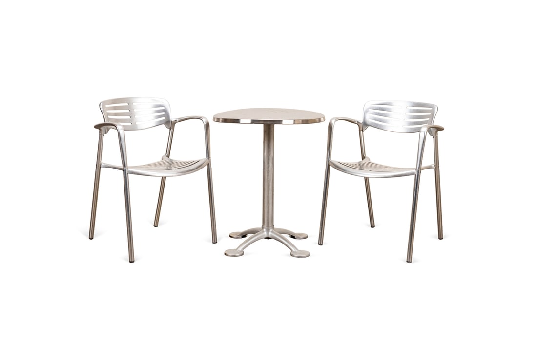 PENSI AMAT-3 'TOLEDO' TABLE & 2 CHAIRS, BY KNOLL (1 of 13)