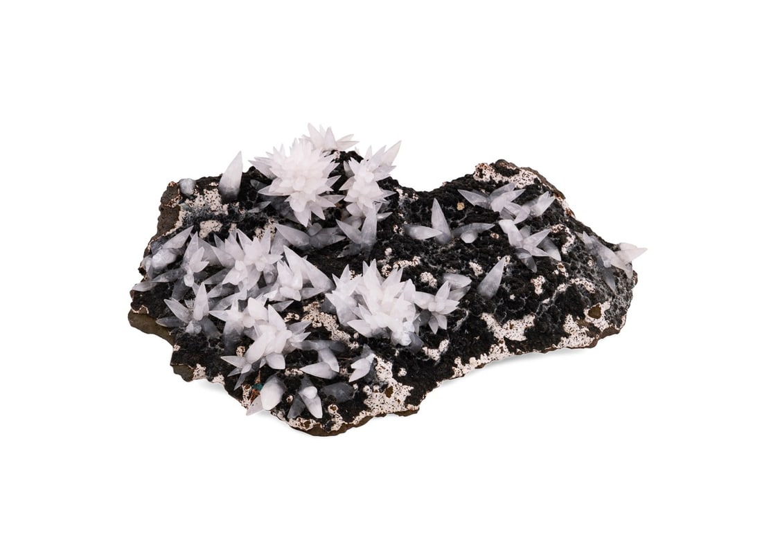 DOGTOOTH CALCITE FLOWERS HIGHLY FLUORESCENT (1 of 9)