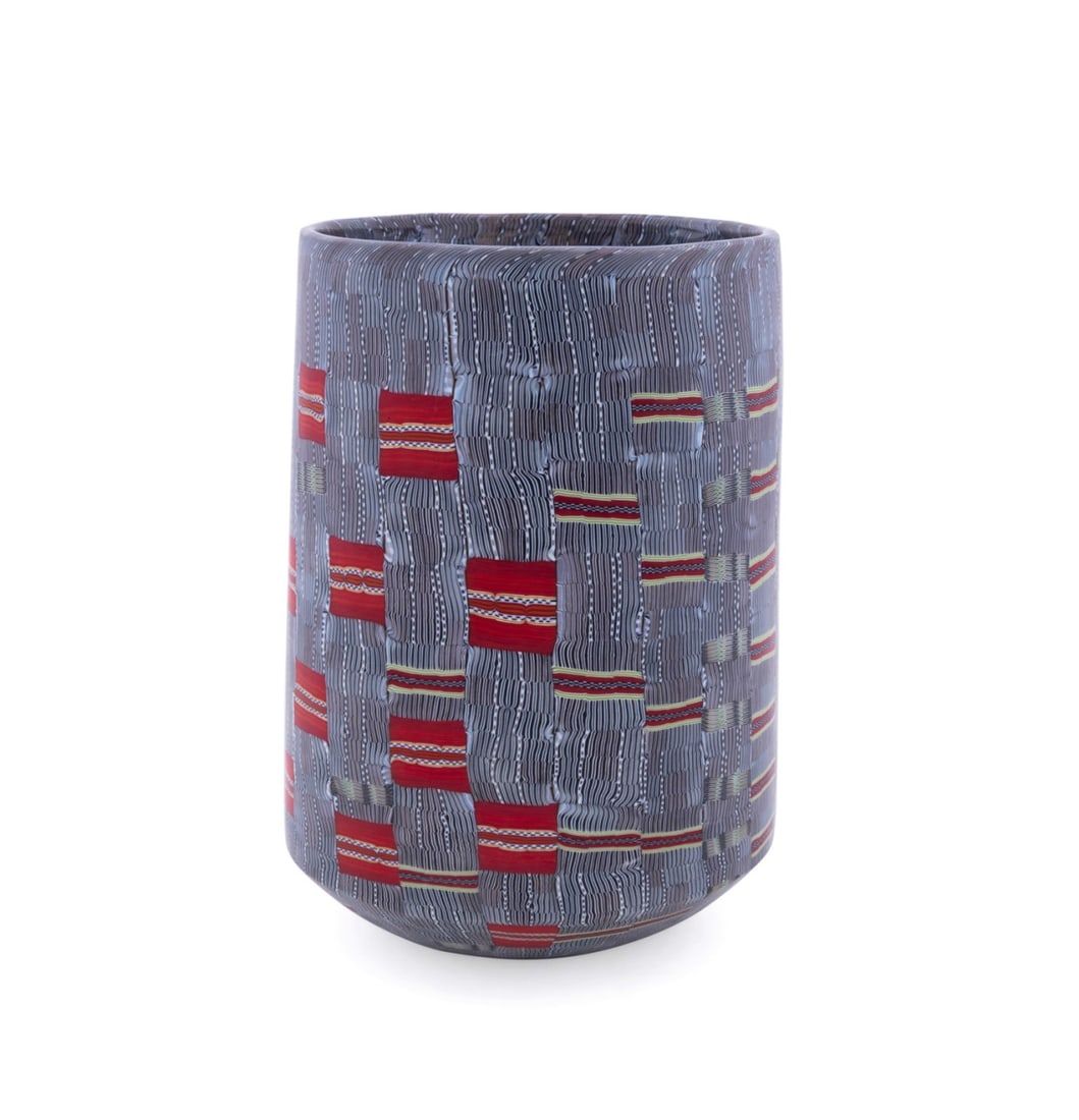 GILES BETTISON, MURRINE STUDIO GLASS VESSEL, 2013 (1 of 8)