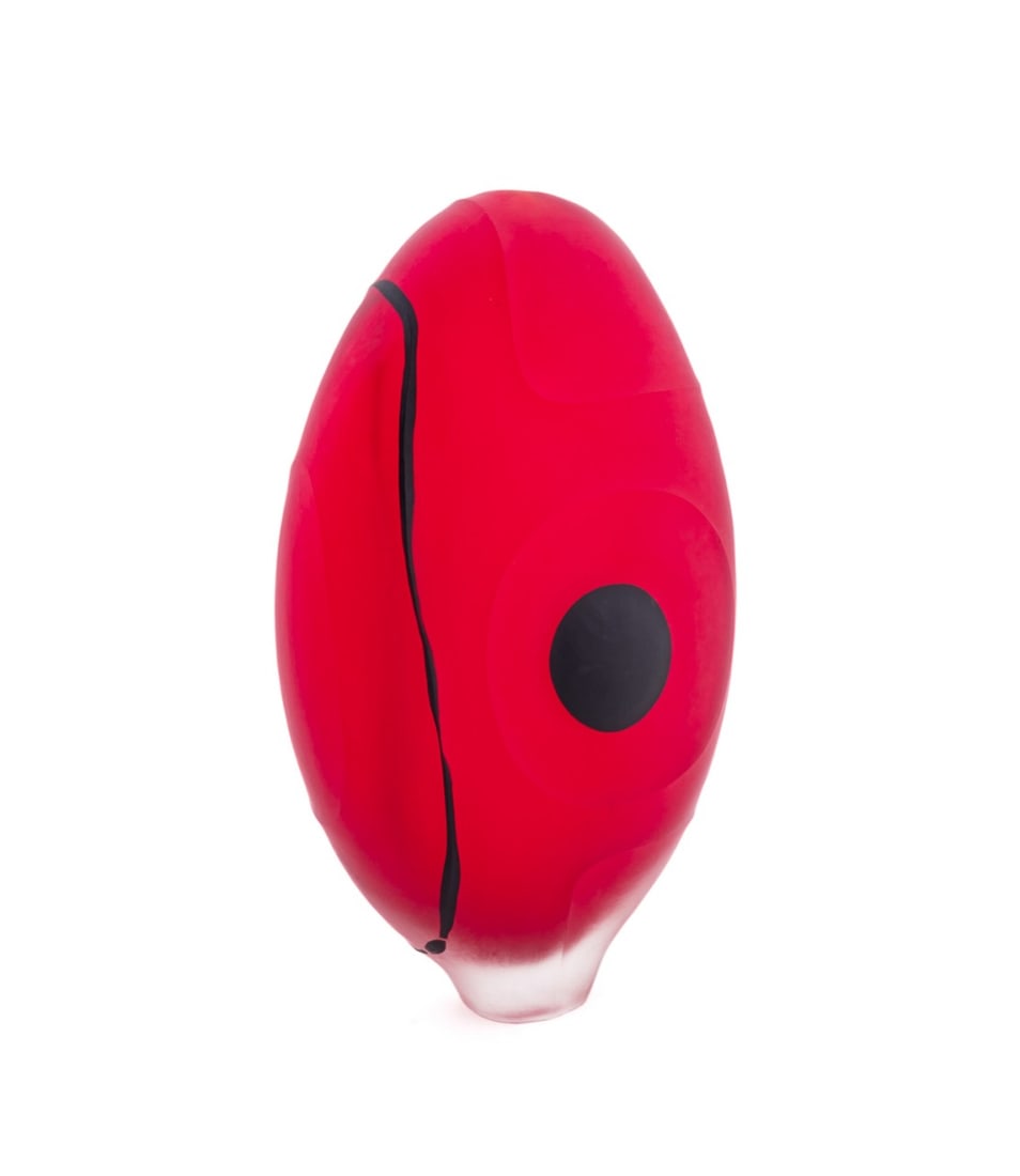 BEN SEWELL 'LINE WITH CIRCLE' GLASS VASE (1 of 7)