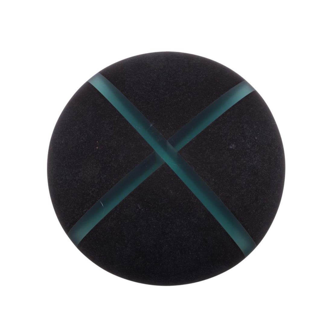 BASALT AND GLASS SCULPTURE, ATTRIBUTED JOHN EDGAR (1 of 5)