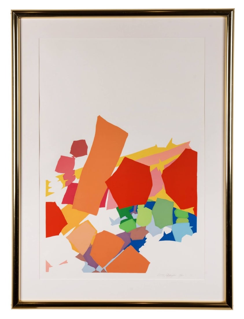 LYNN ELTON BAKER, ABSTRACT, SERIGRAPH (1 of 6)