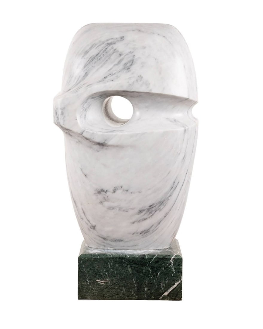 CROSBY, LANDSCAPE, OIL ON CANVAS: Crosby (American, 20th Century). Untitled - Landscape - late 20th century, oil on canvas, hilly landscape in light blues, yellow and maroon with buildings with red roofs, signed "Crosby" to LR. Framed