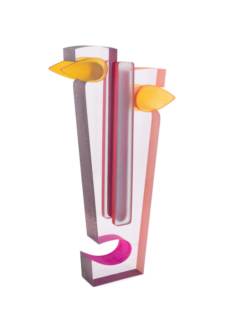 MODERN MARBLE AND STONE SCULPTURE, 3 PCS (1 of 6)