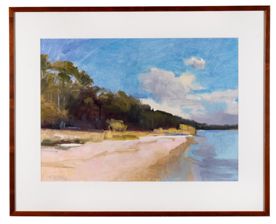 PAIR OF CONTEMPORARY OFF-WHITE CERAMIC LAMPS: Pair of Contemporary lamps, ceramic on a clear acrylic base, apparently unmarked. Provenance: The Estate of Mary Boyle Hataway, Atlanta, GA. Approximate dimensions: height to top of finial 28".