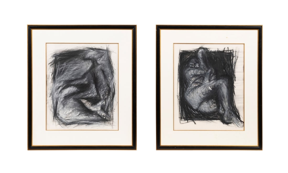 PINK SKY WITH TEXT ON GOLD PAINT, O/C (1 of 8)