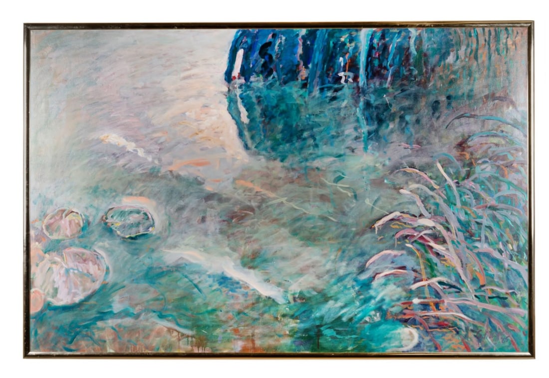 GERALD MORGAN, LANDSCAPE, OIL ON CANVAS (1 of 8)