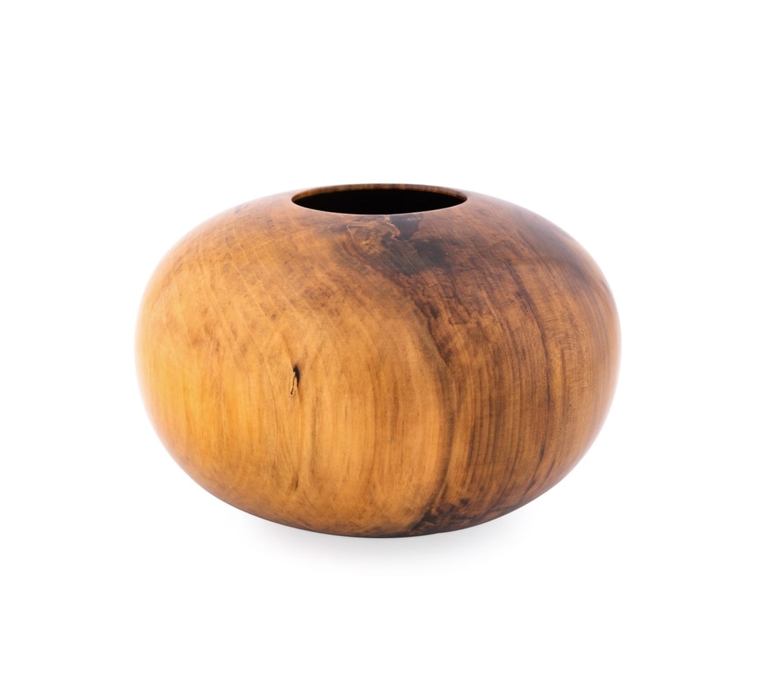 ED MOULTHROP FIGURED TULIPWOOD BOWL (1 of 6)