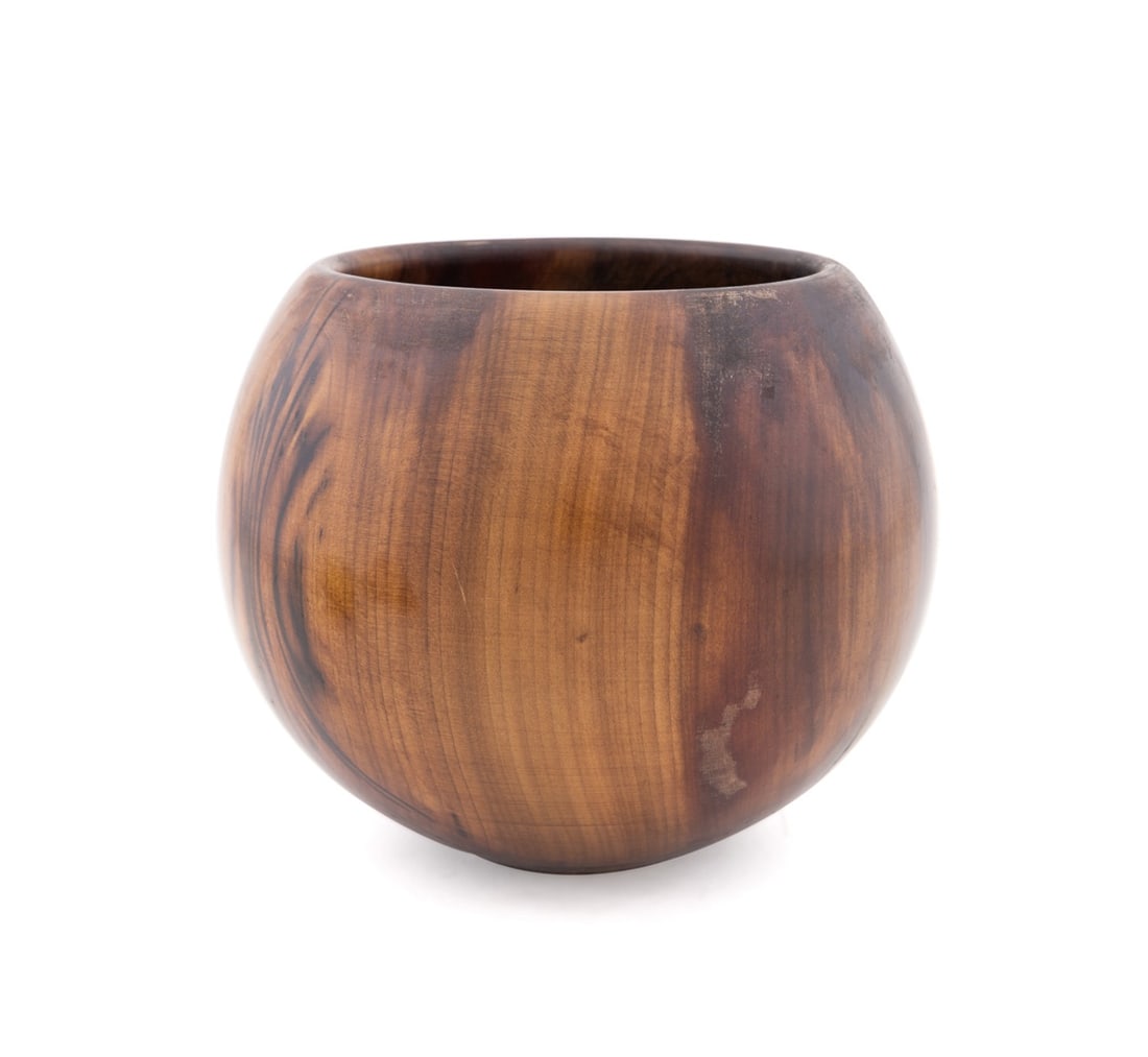 PHILIP MOULTHROP TURNED TULIPWOOD BOWL (1 of 7)