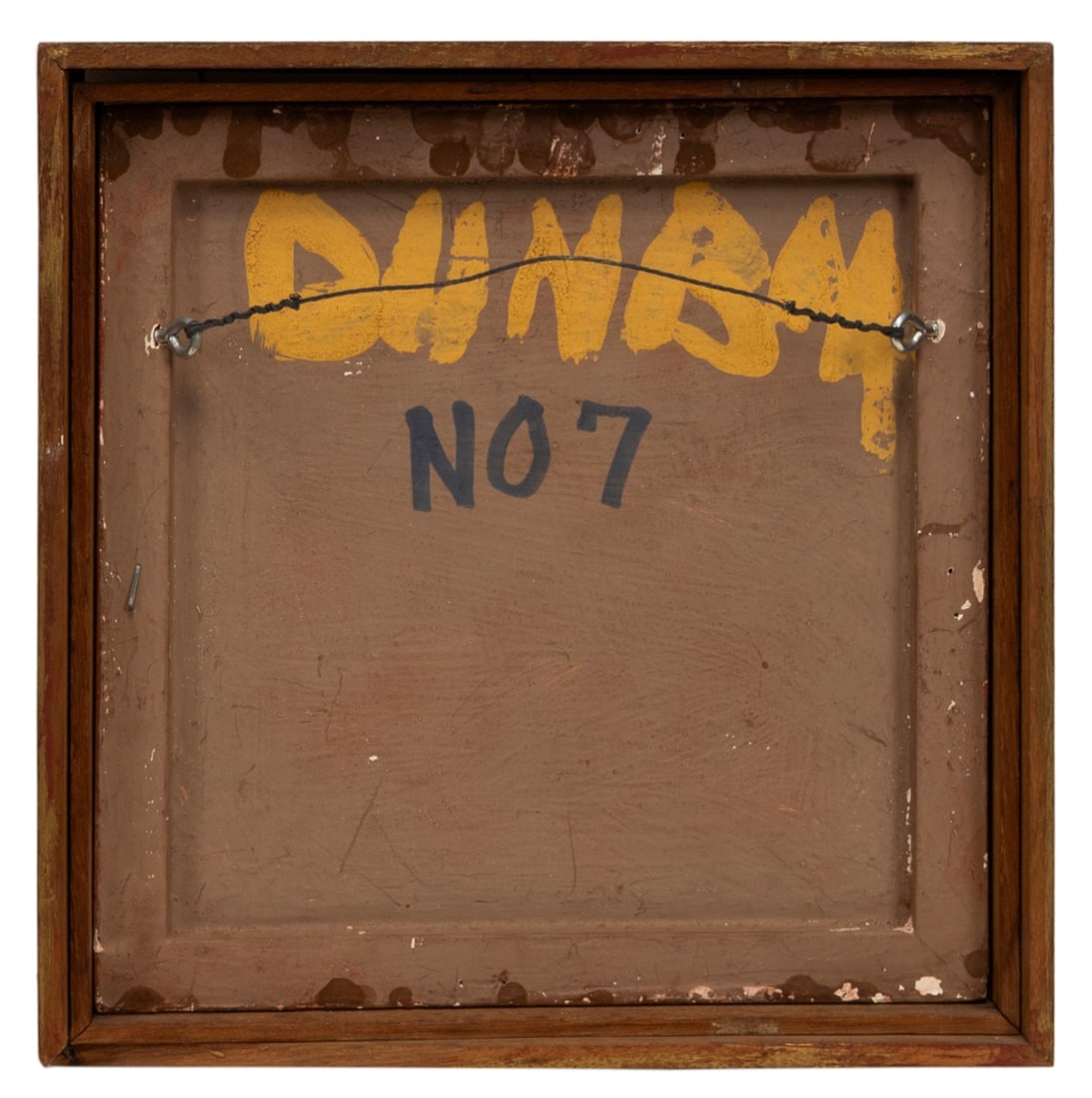 GEORGE DUNBAR, 'NO. 7' GOLD LEAF ON RED CLAY, 1974 - 2